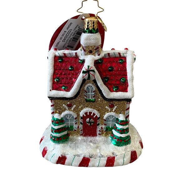 NEW Christopher Radko Sweet Tooth Cottage Glass Ornament - Picture 14 of 16